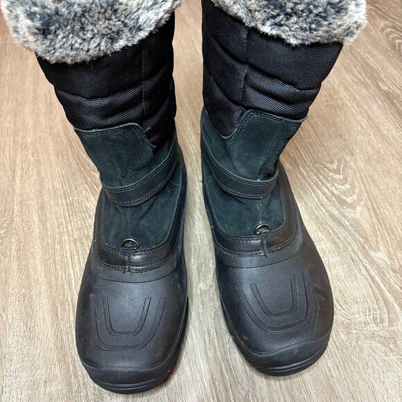 The North Face Nuptse Purna Faux Fur Winter Boots Black TB1Y AWMP 002 Women’s 11 - Picture 7 of 7